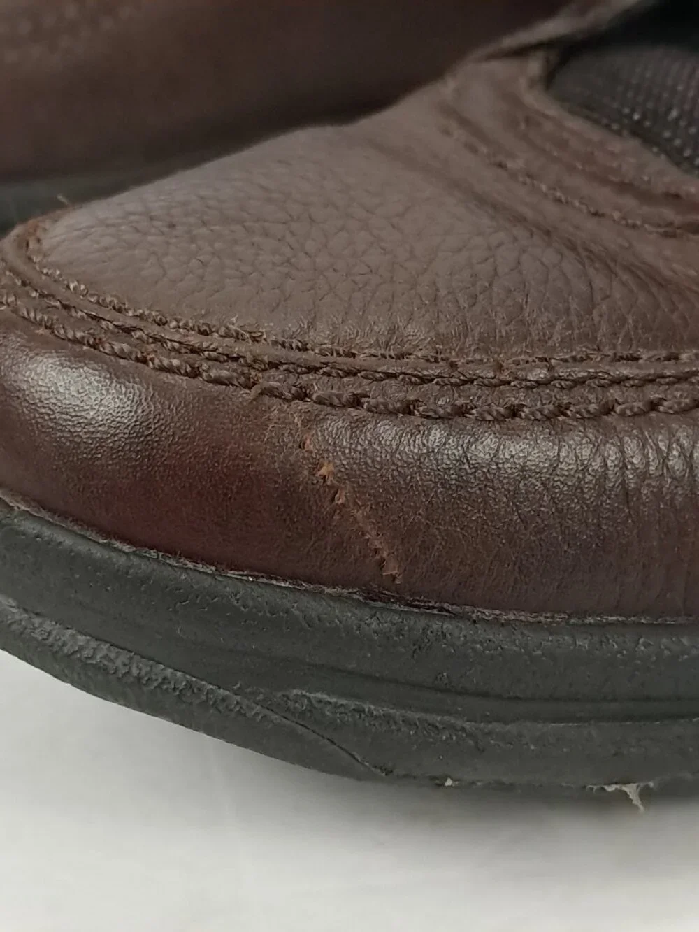 Rockport World Tour Walking Shoes Men 11 W WIDE Brown Leather Oxfords MWT11